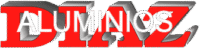 logo aluminios diaz blanco